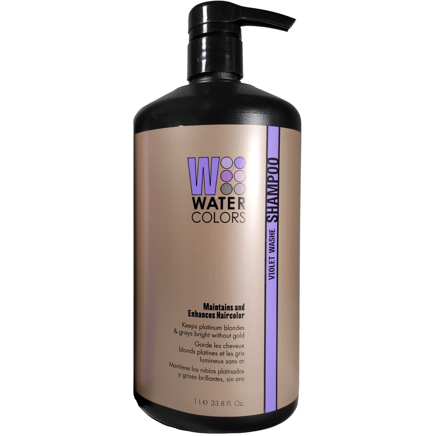 Watercolors 3-in-1 Color Depositing Shampoo , Violet Washe 33.8 oz