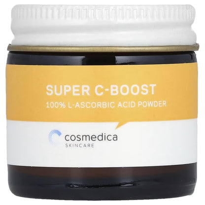 Cosmedica Vitamin C Powder - 100% L-Ascorbic Acid Custom Boost, 0.7oz