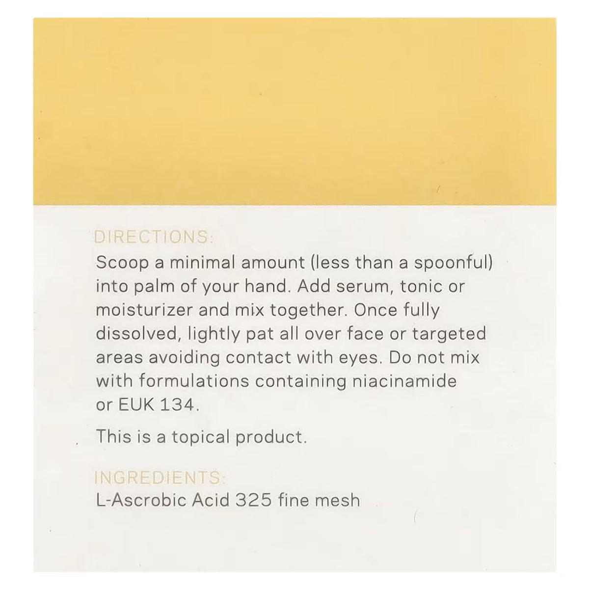 Cosmedica Vitamin C Powder - 100% L-Ascorbic Acid Custom Boost, 0.7oz