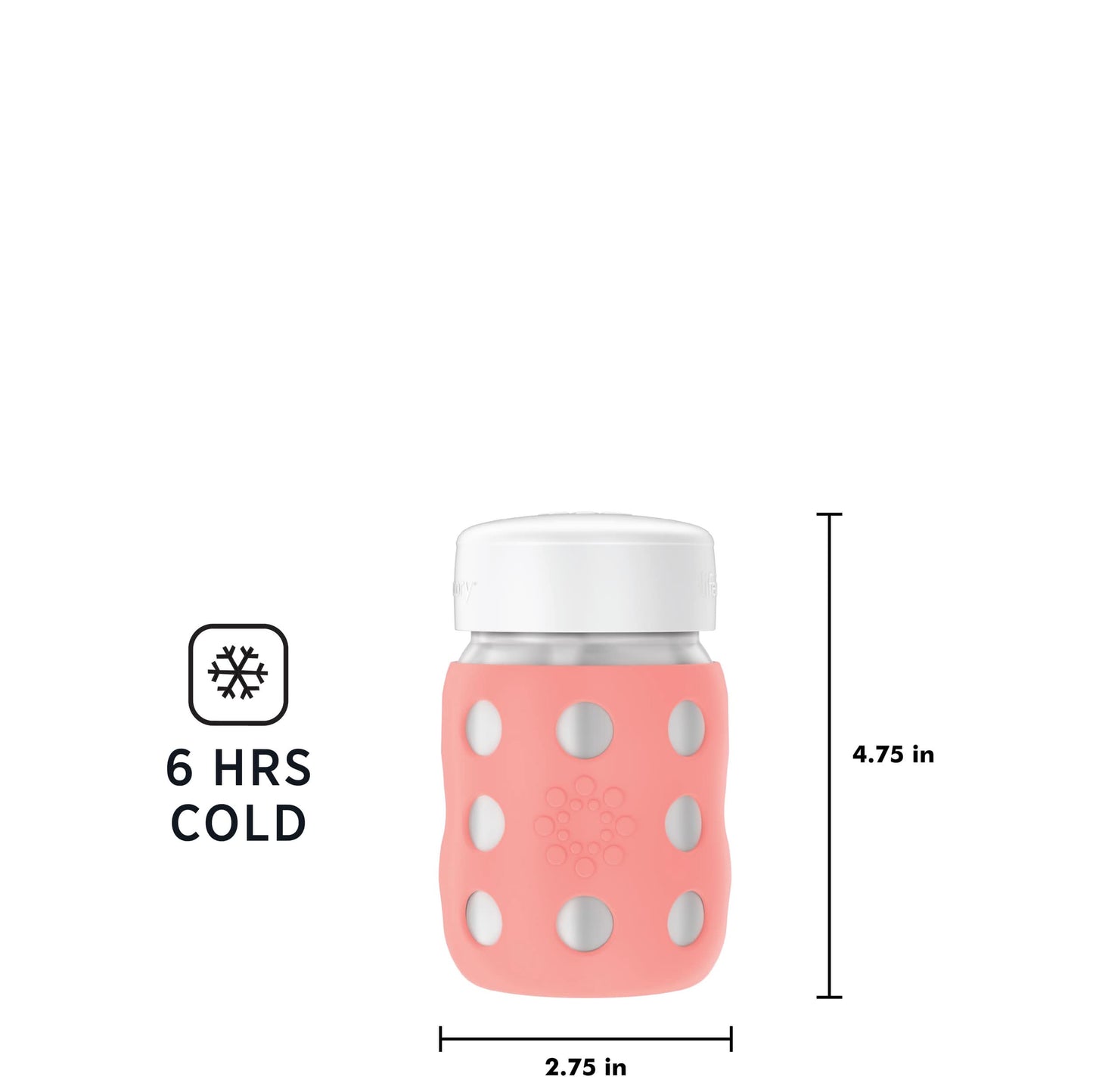 Lifefactory 8 oz Stainless Steel Food Jar with Flat Cap