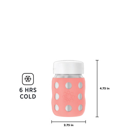 Lifefactory 8 oz Stainless Steel Food Jar with Flat Cap
