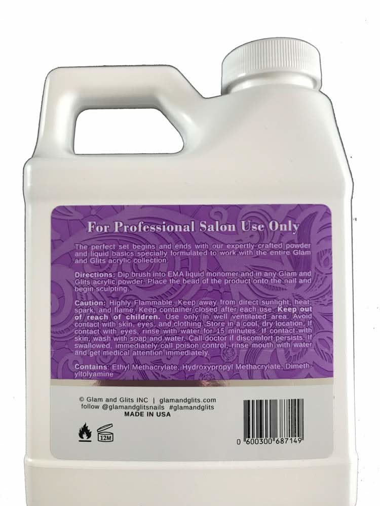 Glam and Glits EMA Acrylic Liquid Monomer 16 oz