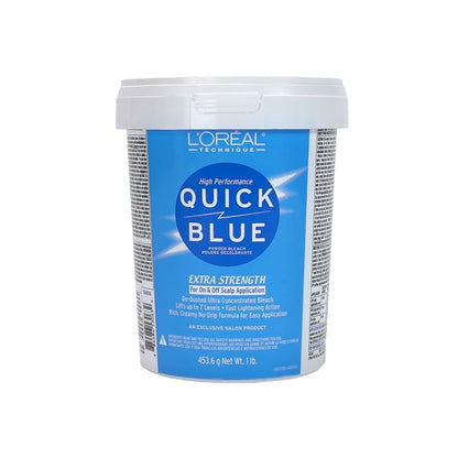 L'Oreal Quick Blue High Performance Powder Lightener Bleach 1 LB