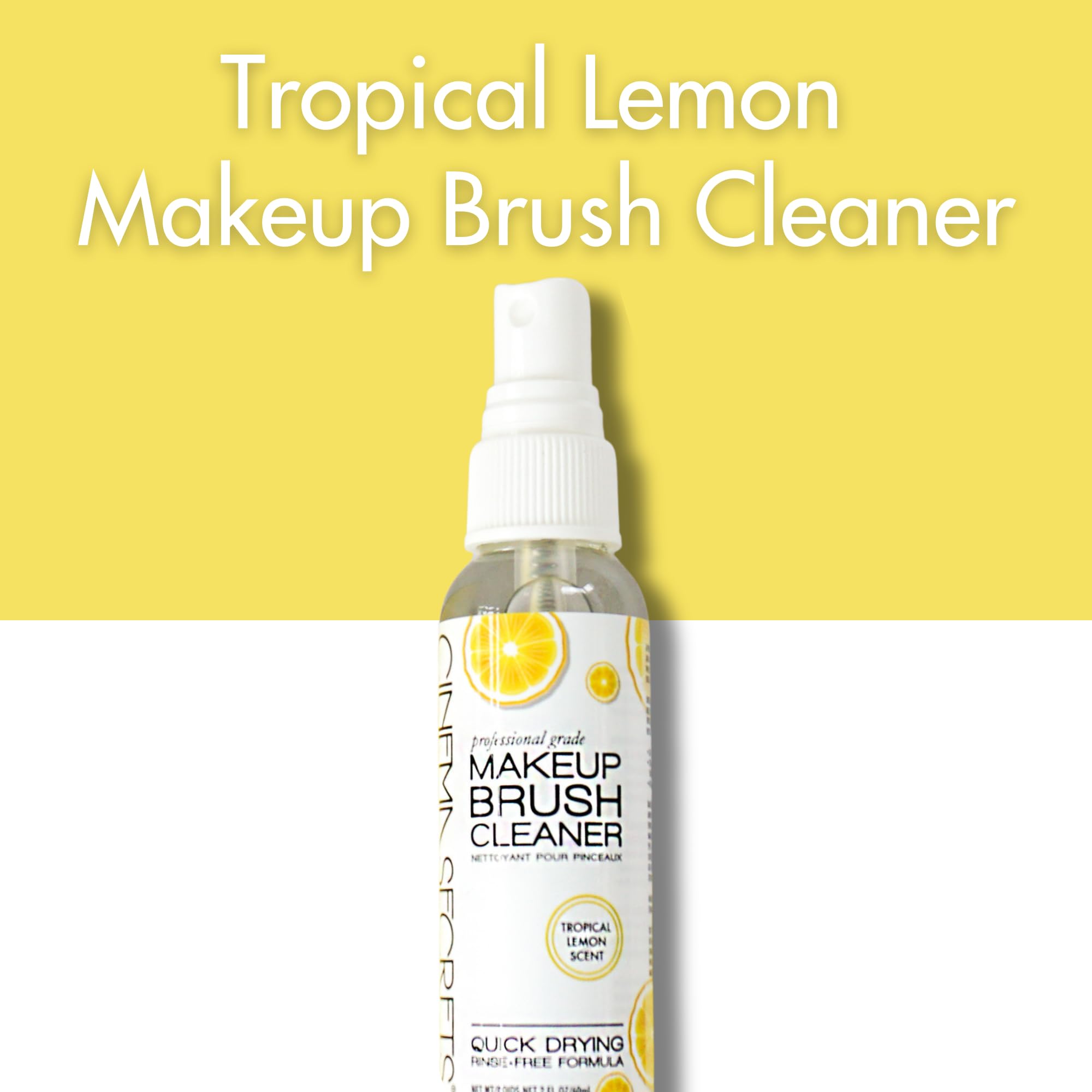 Cinema Secrets Professional Makeup Brush Cleaner, Lemon