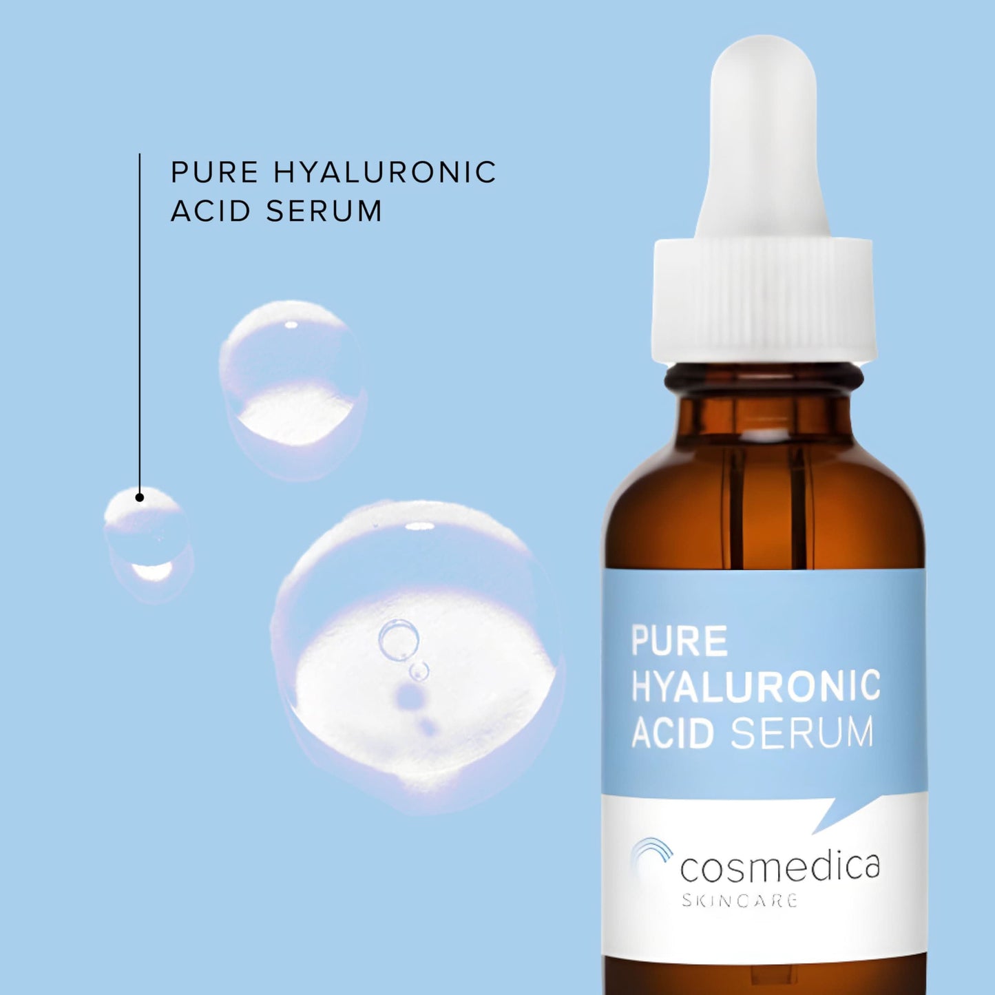 Cosmedica Skincare Facial Serum Trio Set – Vitamin C Serum, 2.5% Retinol Serum & Hyaluronic Acid Serum for Face – Anti Aging, Brightening & Hydrating Skincare – Reduce Wrinkles & Dark Spots – Vegan, Cruelty Free (3 x 1oz)