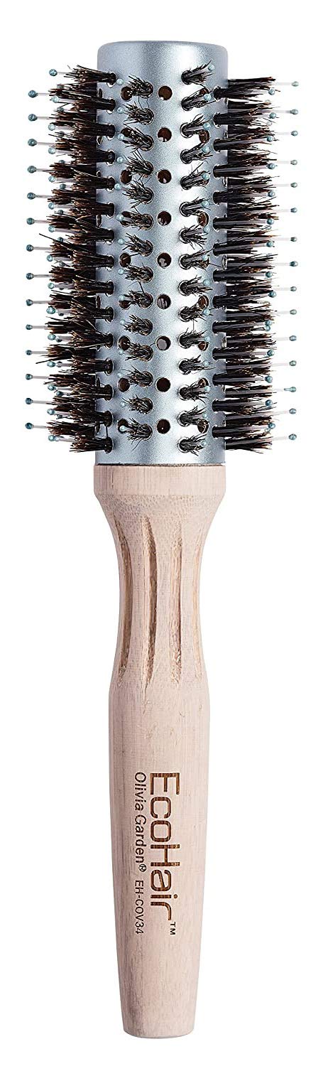 Olivia Garden EcoHair Combo Vent Round Bamboo Hair Brush