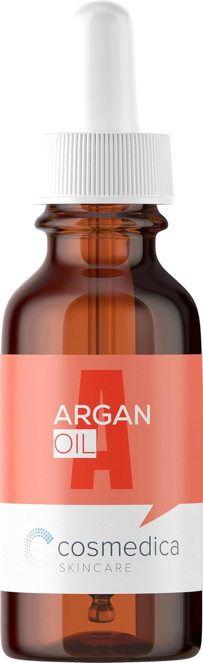 Cosmedica Skincare 100% Pure Argan Oil - Hair, Face & Skin Serum, 1oz