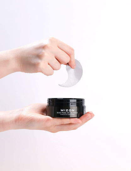 MIZON Black Pearl Eye Gel Patch Masks - 60 pieces