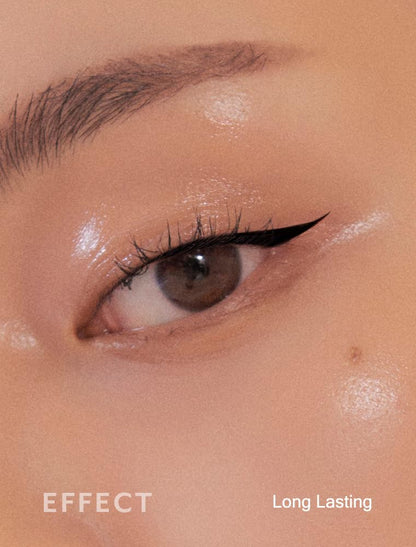 MIZON Liquid Vegan Eyeliner Long lasting Waterproof Smudge Proof sharp Tip Quick Dry Easy Cleansing Korean Make Up (0.02 Fl Oz)