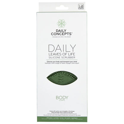 Daily Concepts Daily Leaves of Life Silicone Scrubber