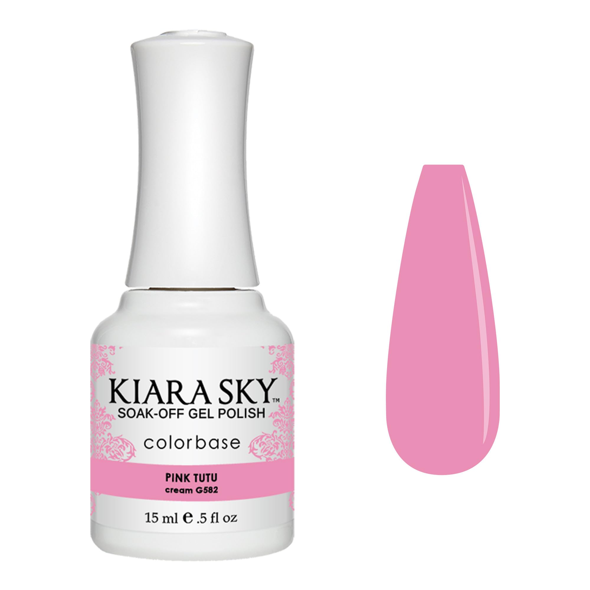 KIARA SKY Soak Off Gel Nail Polish 0.5 fl oz, LIGHT PINK SHADES