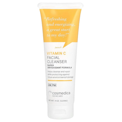 Cosmedica Vitamin C Facial Cleanser - Anti-Aging Face Wash, 4oz