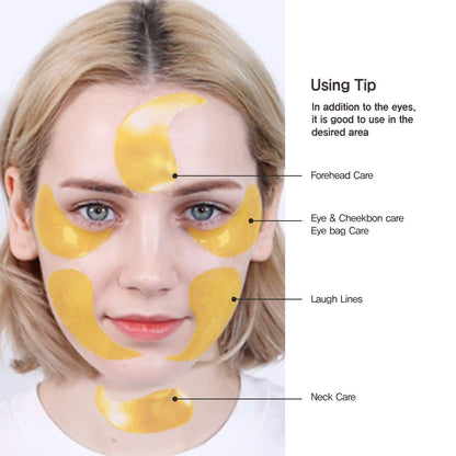 MIZON Under Eye Collagen Patches Eye Masks with 24K Gold and Snail