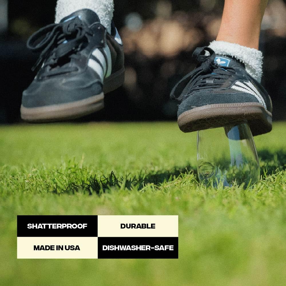 Govino Unbreakable Stemless Wine Glass 12 oz – Set of 12