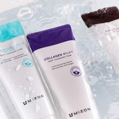 MIZON Collagen Milky Deep Cleansing Foam
