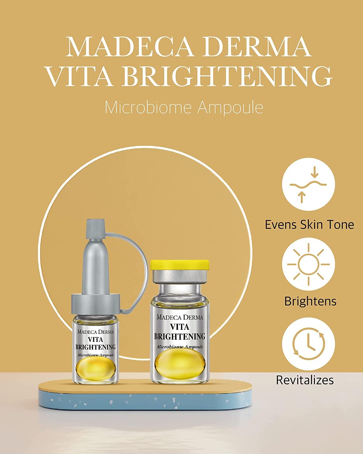 Madeca Derma Vita Brightening Microbiome Ampoule 7ml / 0.23 fl oz * 5ea