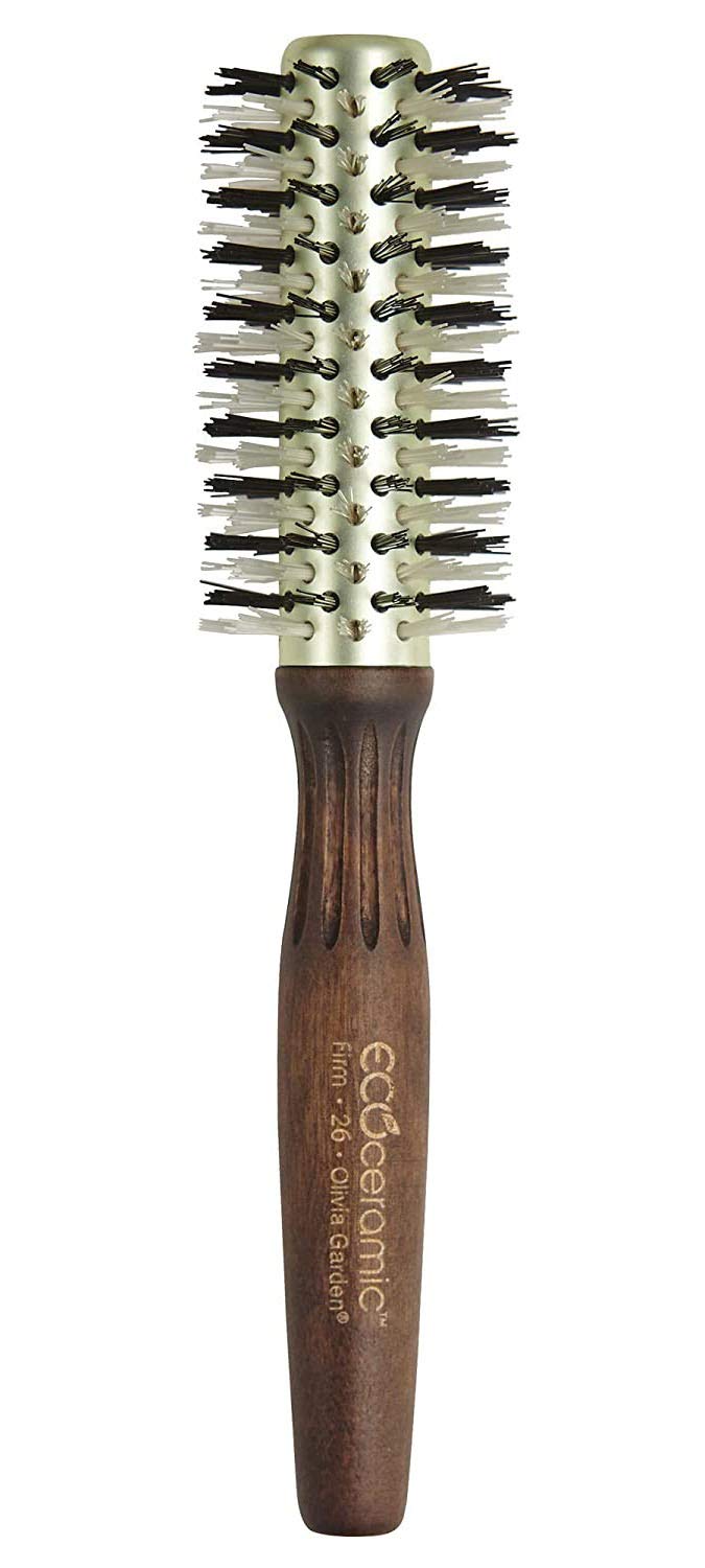 Olivia Garden Eco Ceramic Firm Bristles Round Thermal Hair Brush