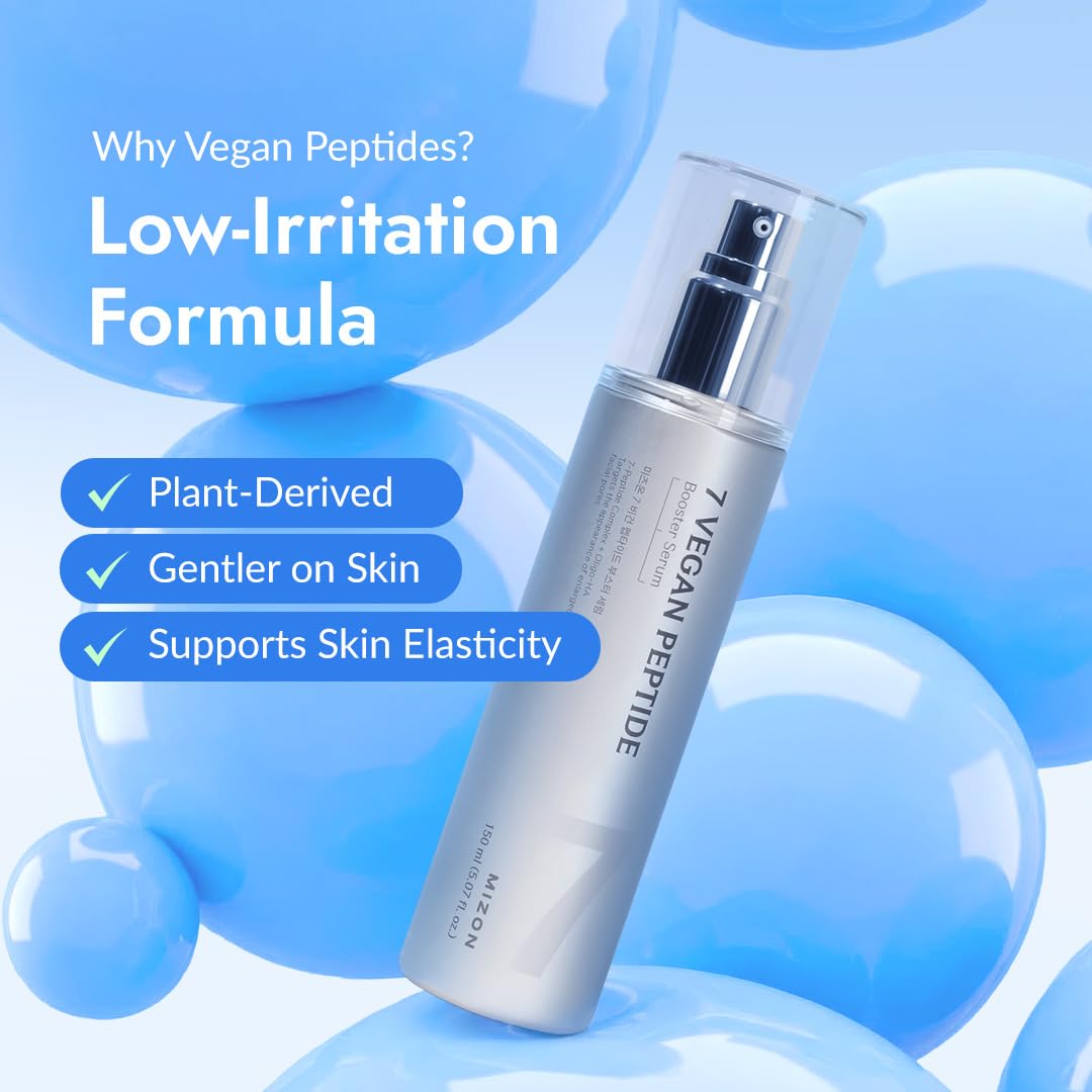 MIZON 7 Vegan Peptide Booster Serum, 5.07 fl oz