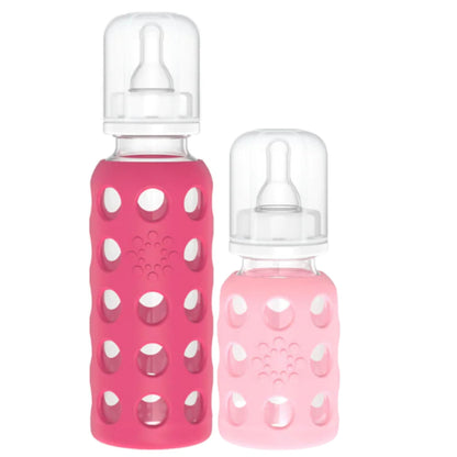 Lifefactory 4oz & 9oz Glass Baby Bottle Set