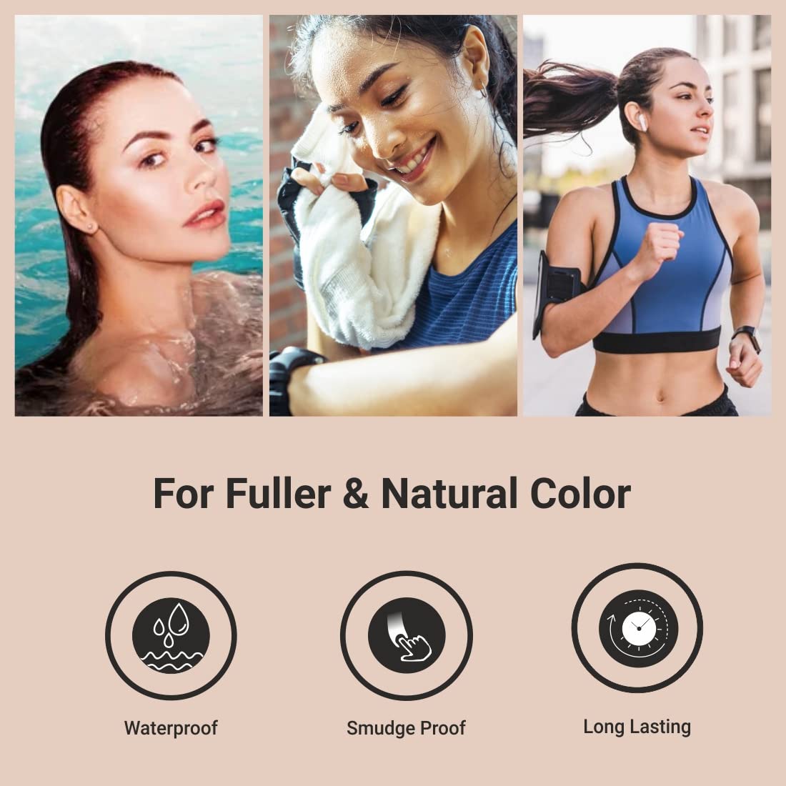 Mina Ibrow Henna Regular Brow Tint Kit - Light Brown With Rose Water 200ml