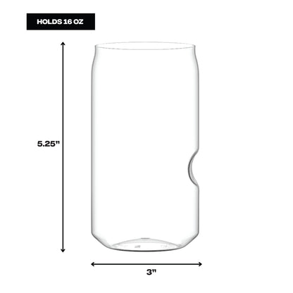 govino ORIGINAL SHATTERPROOF Beer Can Shaped Glass | 16 oz