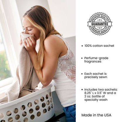 Le Blanc Blue Violet Dryer Sachet - Double Pack
