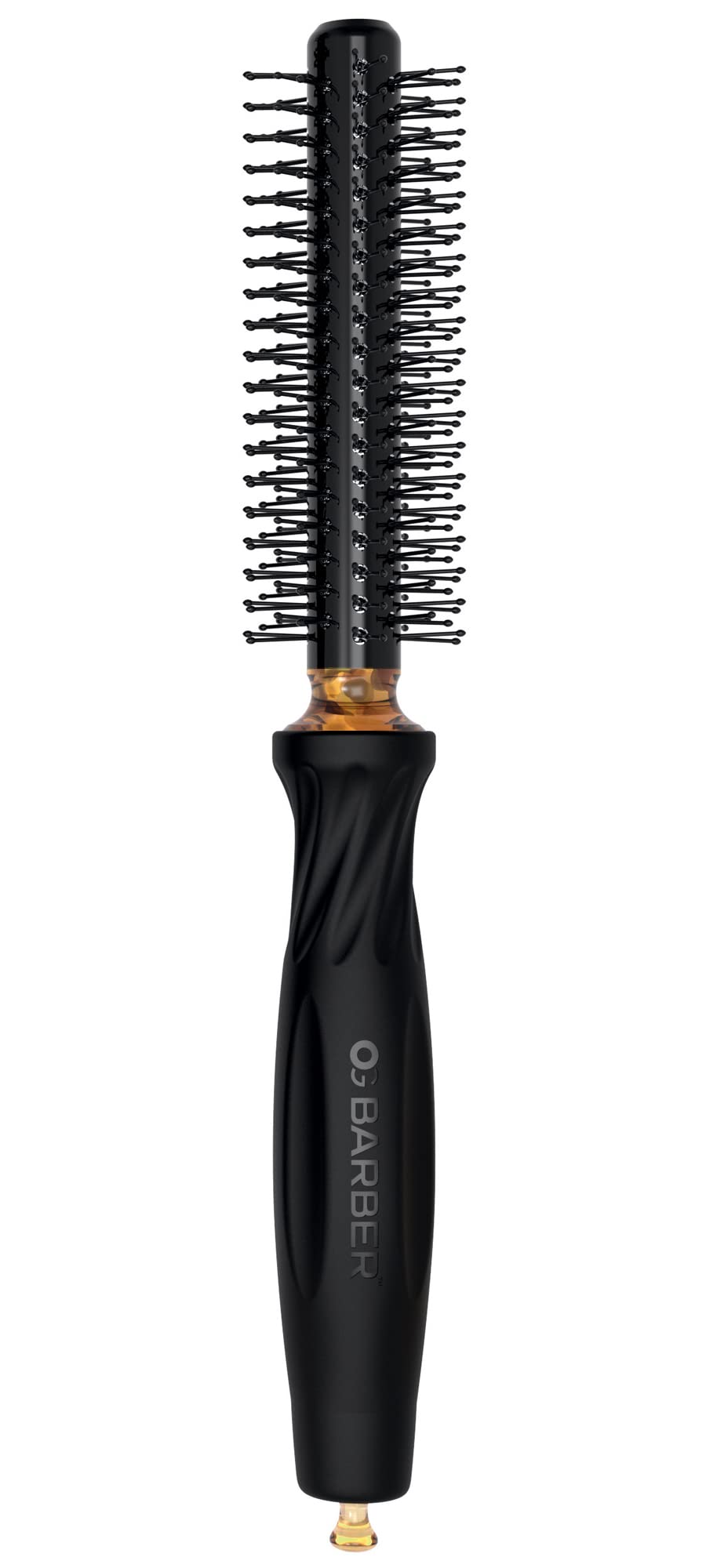 Olivia Garden OG Barber brushes with comfortable ball points tips, ergonomic non-slip handle, ionic technology, lightweight, for easy and quick styling on short hair, ideal for men grooming