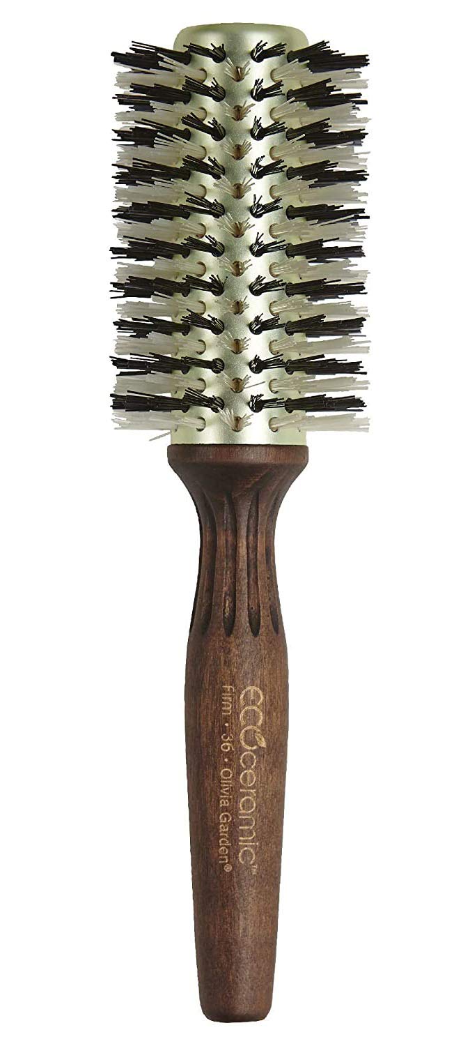 Olivia Garden Eco Ceramic Firm Bristles Round Thermal Hair Brush