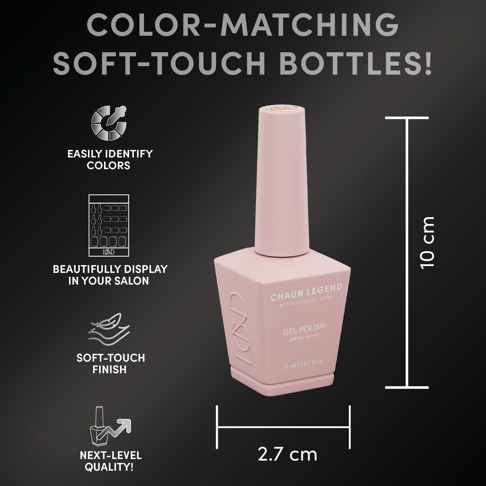 Chaun Legend Gel Nail Polish, Bite Me LG5076 (warm brown)