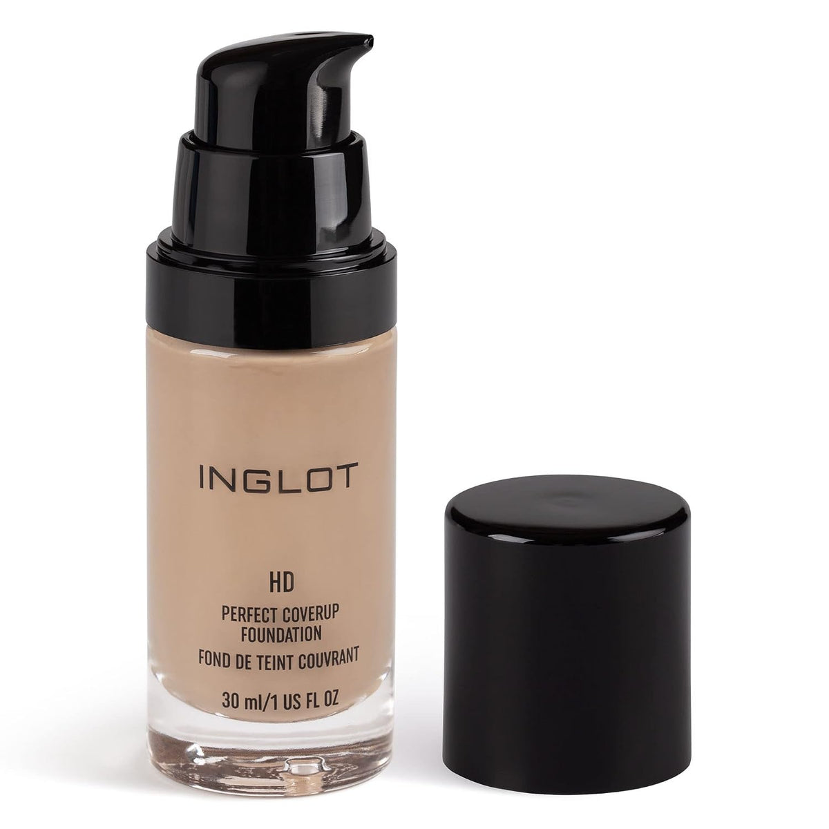 INGLOT HD Perfect Coverup Foundation 75 (MW) Balanced Beige 30 ml