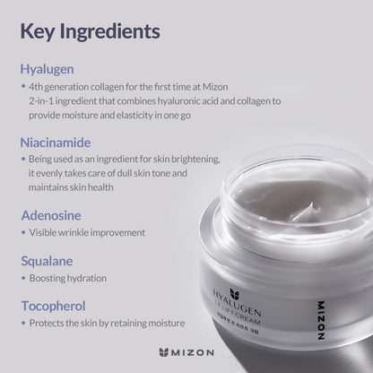 MIZON Hyalugen Le Lift Cream, 1.69 oz