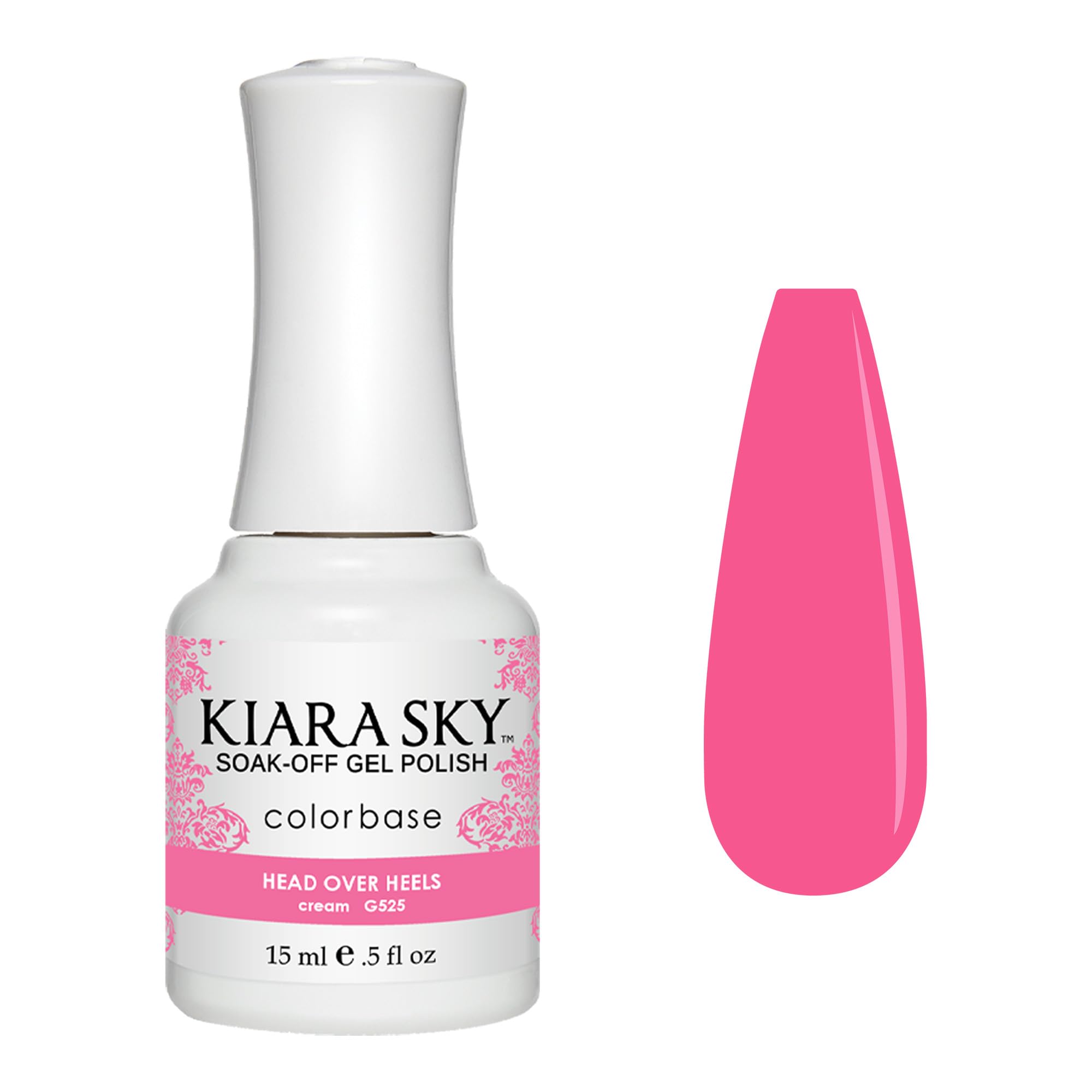 KIARA SKY Soak Off Gel Nail Polish 0.5 fl oz, DARK PINK SHADES