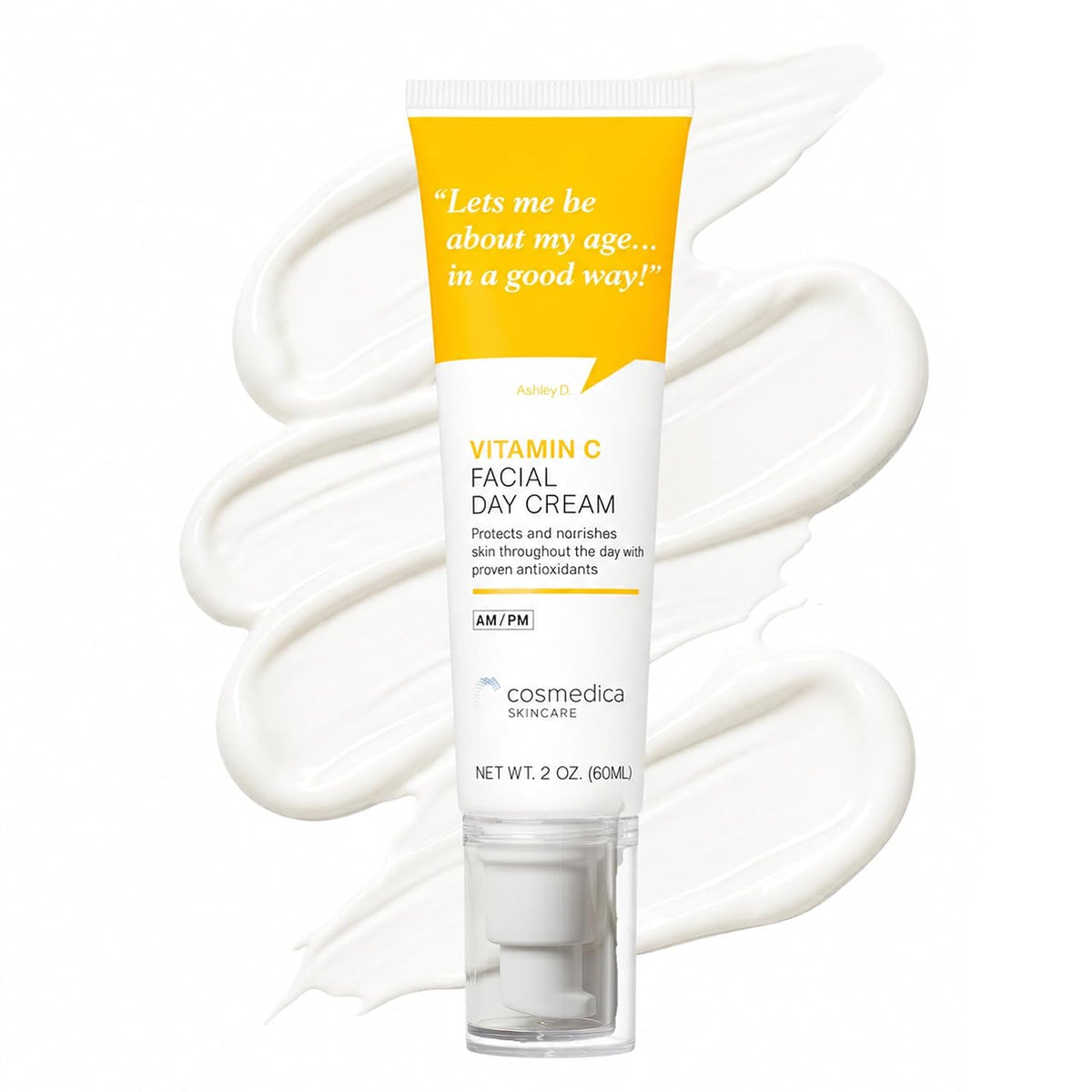 Cosmedica 15% Vitamin C Face Moisturizer - Nourishing Day Cream, 2oz