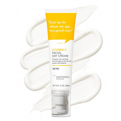 Cosmedica 15% Vitamin C Face Moisturizer - Nourishing Day Cream, 2oz