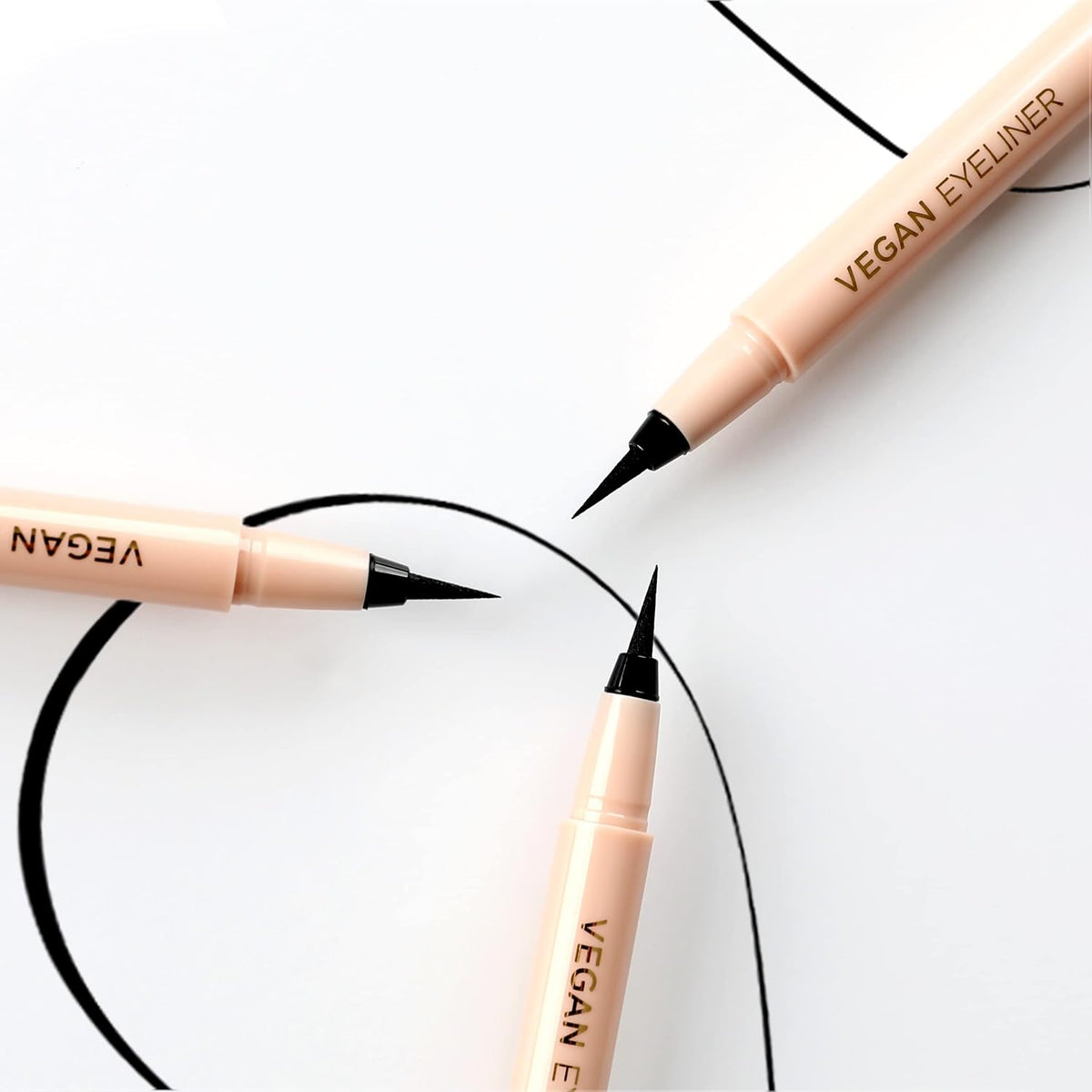 MIZON Liquid Vegan Eyeliner Long lasting Waterproof Smudge Proof sharp Tip Quick Dry Easy Cleansing Korean Make Up (0.02 Fl Oz)