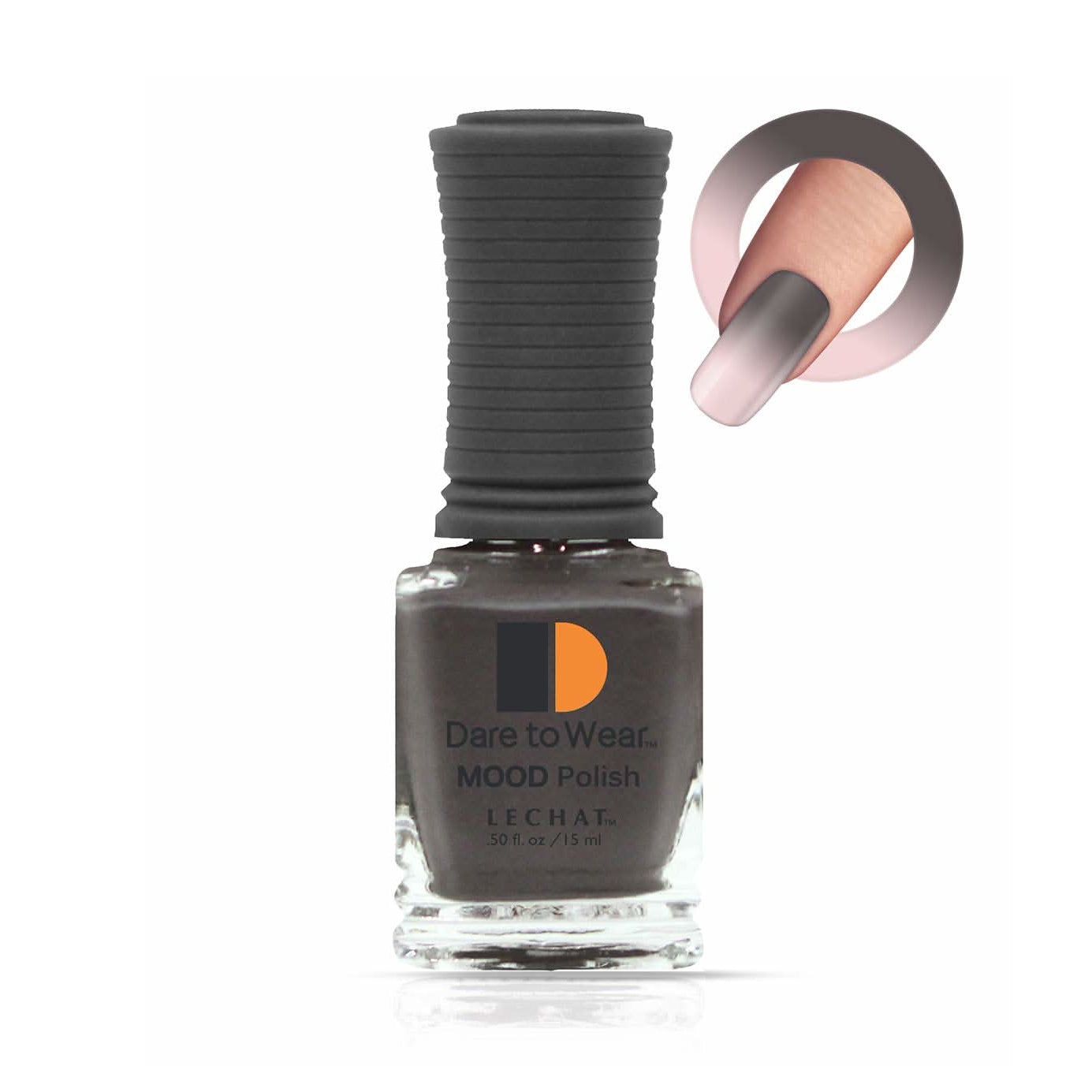 LECHAT Dare To Wear Mood Polish, Smokey Haute, 0.5 Ounce
