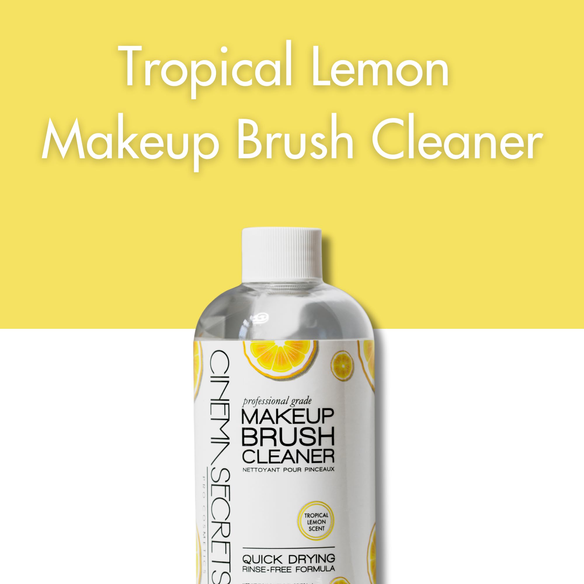 Cinema Secrets Professional Makeup Brush Cleaner, Lemon