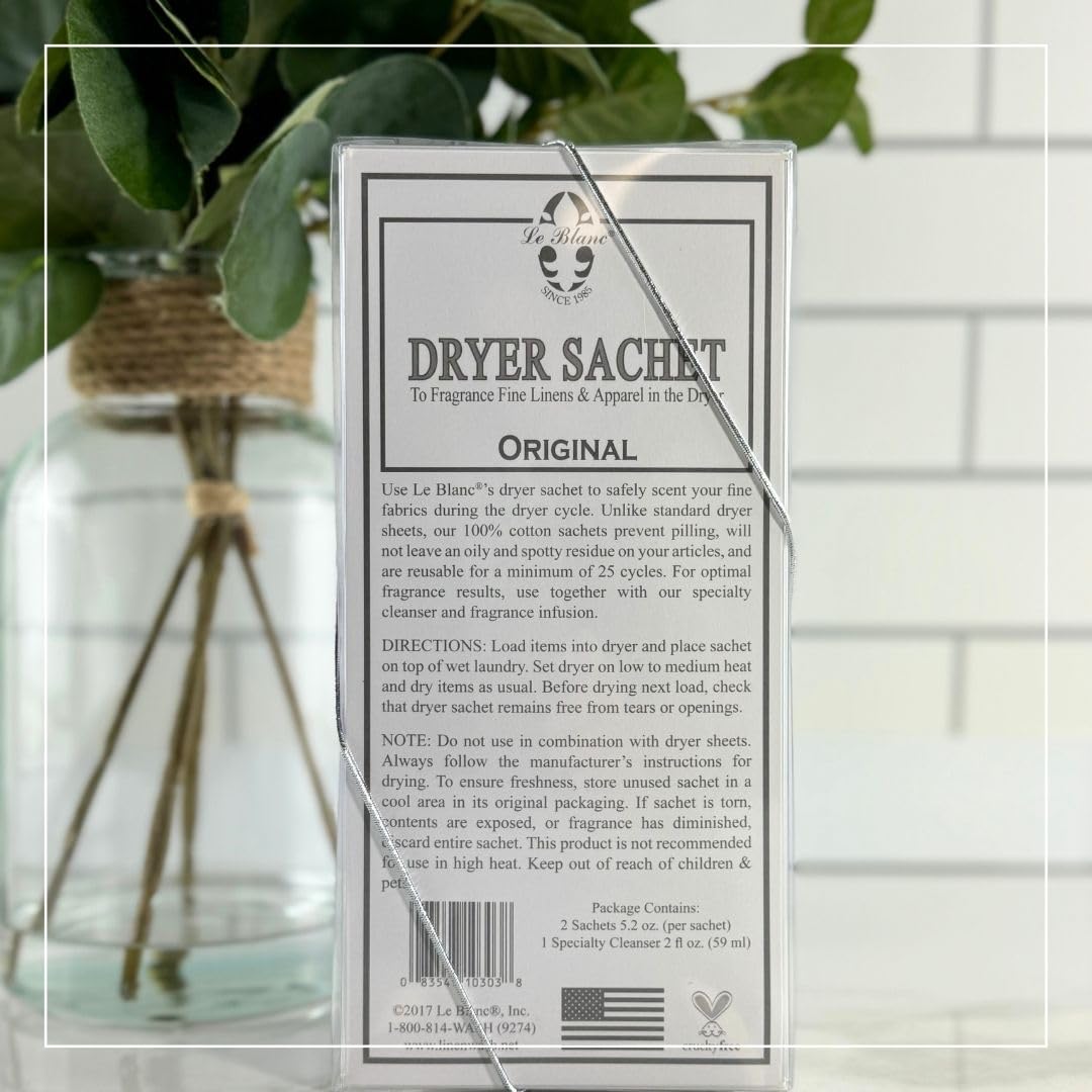 Le Blanc® Original Dryer Sachet- Double Pack