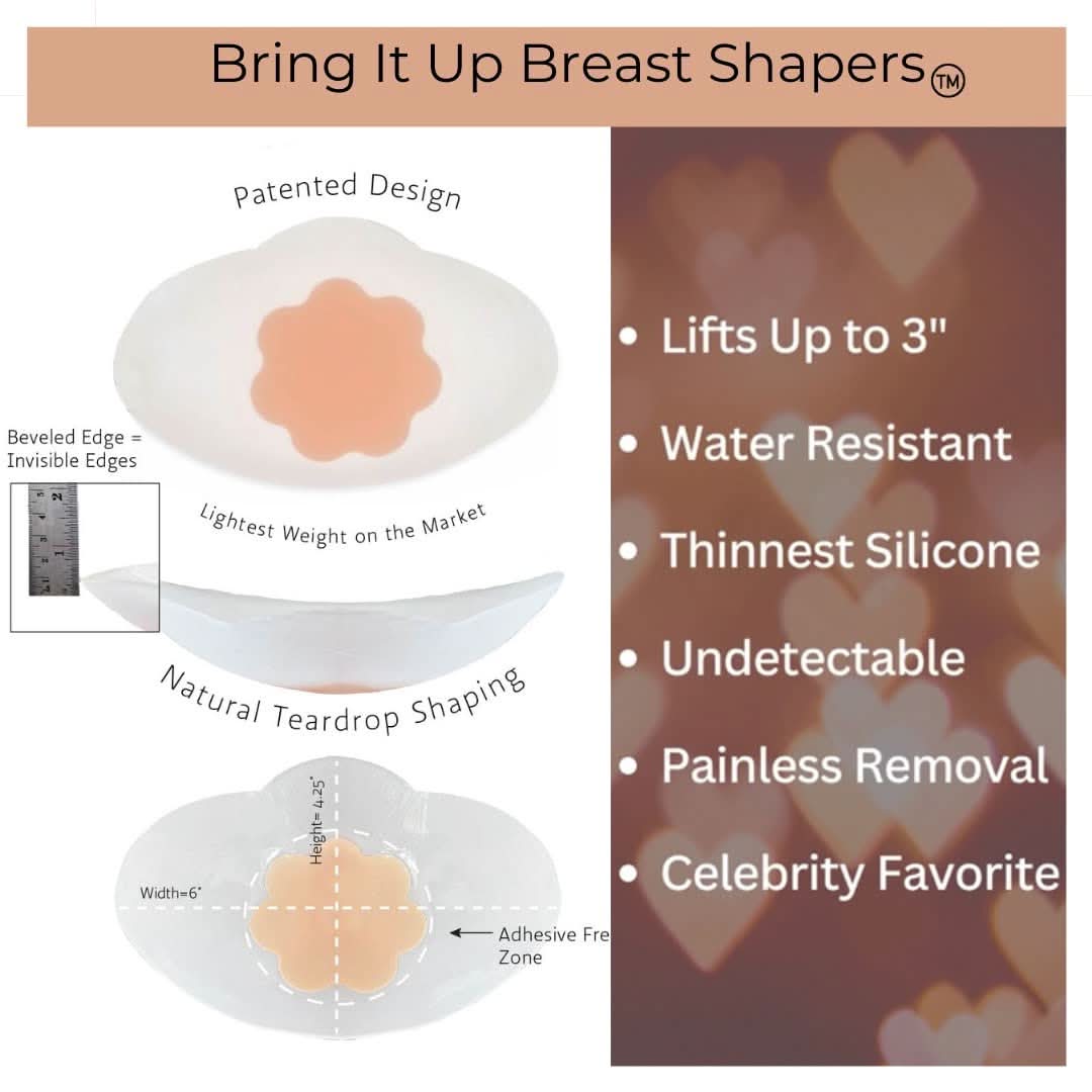 Bring It Up Breast Shapers (A/B, Clear)