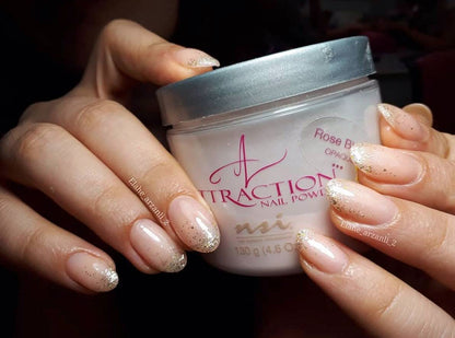 NSI Attraction Nail Acrylic Powder - Peach Blush Opaque