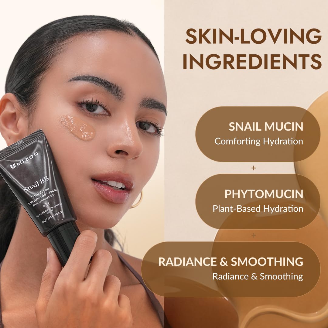 MIZON 3-in-1 Snail Repair Intensive BB Cream SPF 30