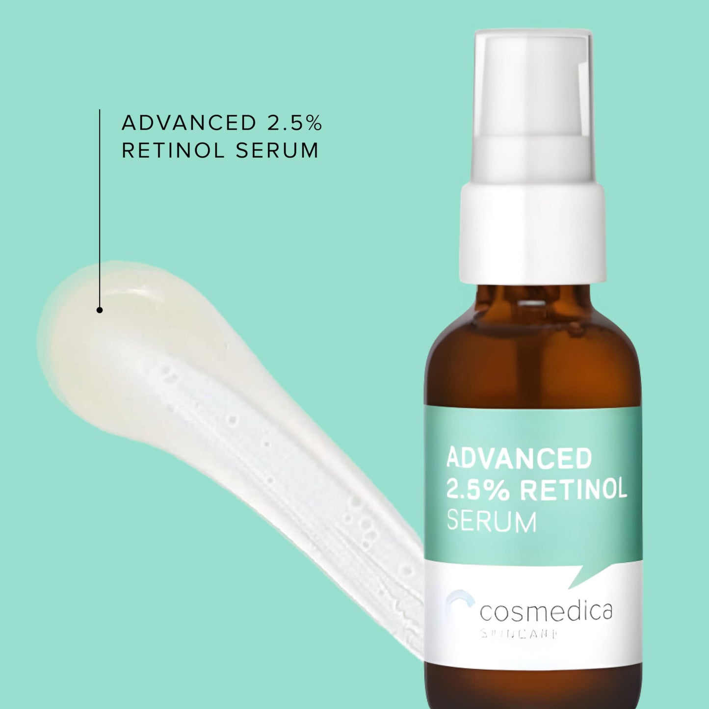 Cosmedica Skincare Facial Serum Trio Set – Vitamin C Serum, 2.5% Retinol Serum & Hyaluronic Acid Serum for Face – Anti Aging, Brightening & Hydrating Skincare – Reduce Wrinkles & Dark Spots – Vegan, Cruelty Free (3 x 1oz)