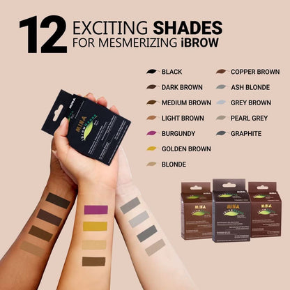 Mina Ibrow Henna Regular Brow Tint Kit