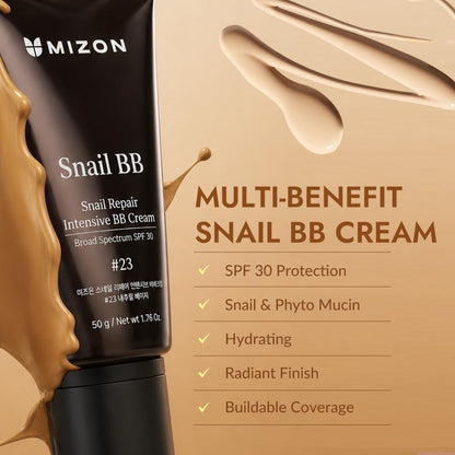 MIZON 3-in-1 Snail Repair Intensive BB Cream SPF 30