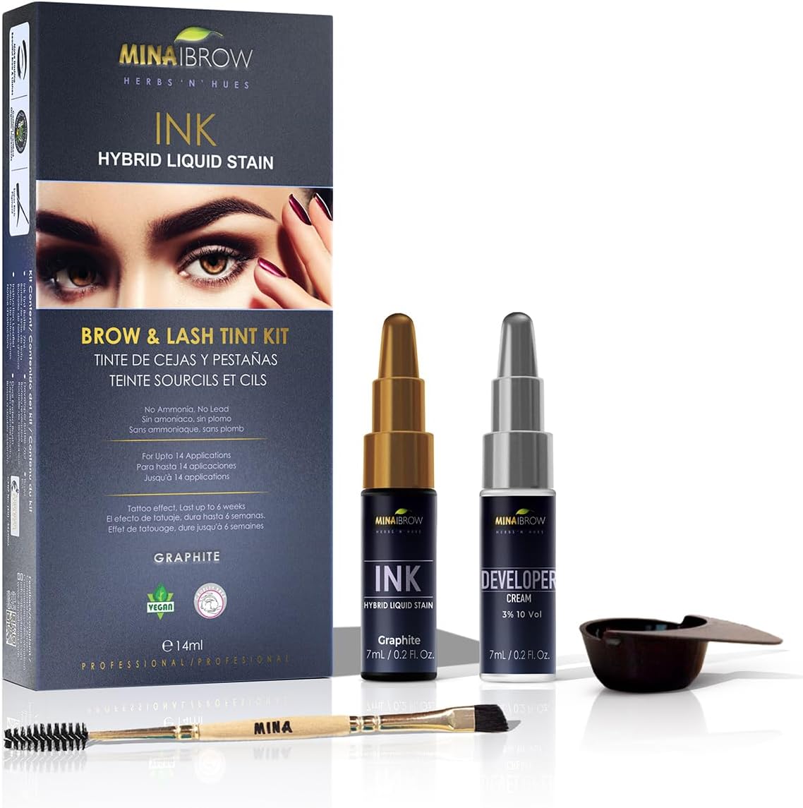 MINAIBROW -  INK HYBRID LIQUID STAIN 14ML