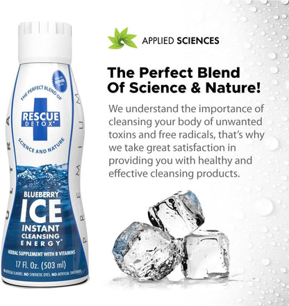 Rescue Detox® ICE Drinks Blueberry 17 oz