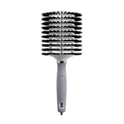 Olivia Garden Ceramic and Ion Turbo Vent 100% Boar Bristle Round Hair Brush CI-BR (4 1/2")