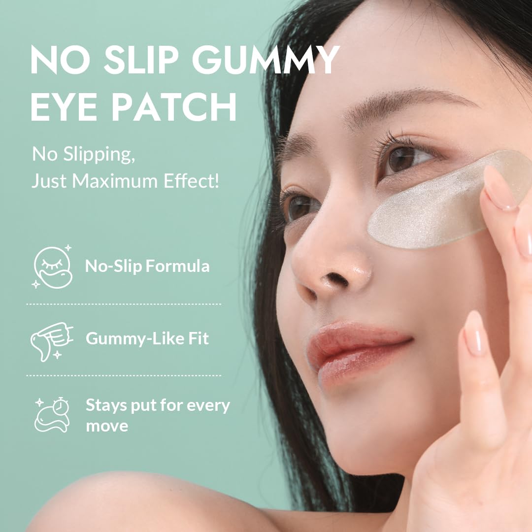 MIZON Cicaluronic Vegan De-puffing Eye Gel Patch, 42 count