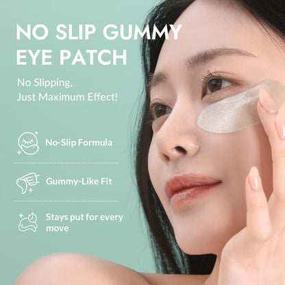 MIZON Cicaluronic Vegan De-puffing Eye Gel Patch, 42 count