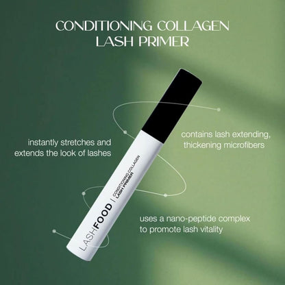 LashFood Conditioning Collagen Fiber Primer Set of 2